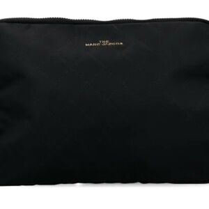 Marc Jacobs Black Quilted Laptop case The Beauty Pouch